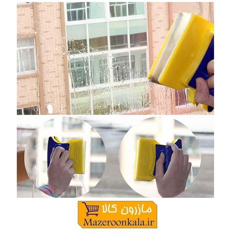 شیشه پاک کن مغناطیسی دوطرفه jIan Jun بدنه و جعبه آبی ساخت چین HSH-001