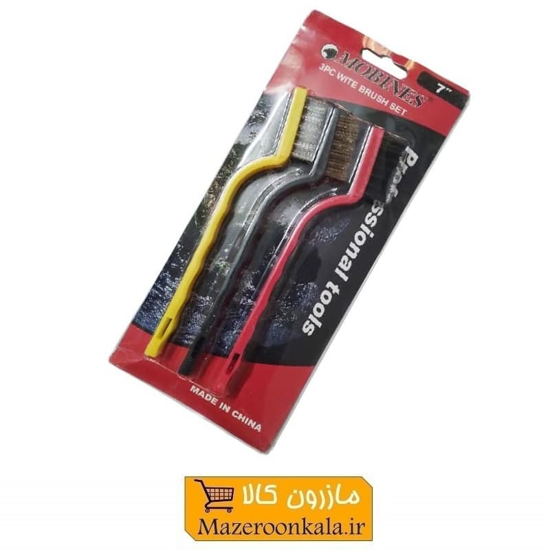 ست فرچه یا برس مسواکی ۳ عددی Mobines موبینس HBO-002