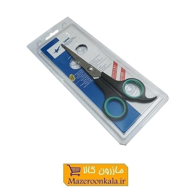 قیچی آرایشی  یا آرایشگری کات تک دم Savoy ساووی ۱۸ سانت مشکی HGC-002-3