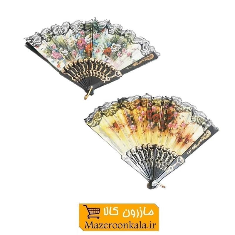 باد بزن دستی زنانه حریر HBD-001