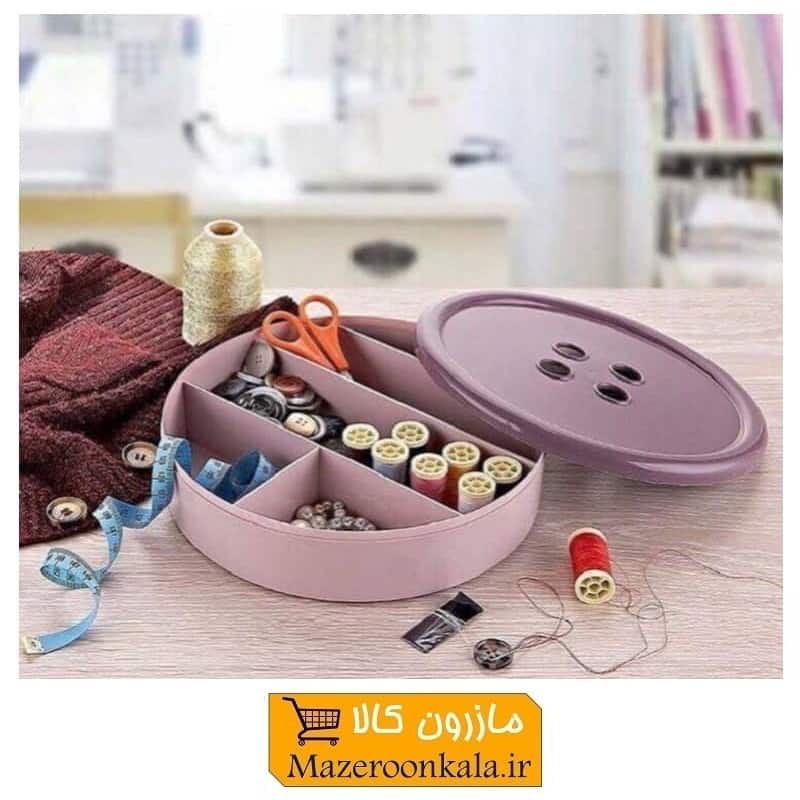 جای نخ، سوزن و لوازم خیاطی طرح دکمه Eight ایت HKH-017