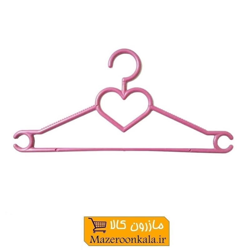 چوب لباسی پلاستیکی بسته ۶ عددی HCL-001