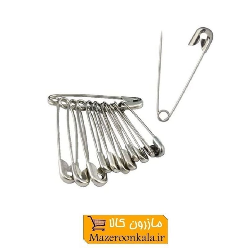 سنجاق قفلی سایز ۴ بسته ۱۲ عددی HSJ-004