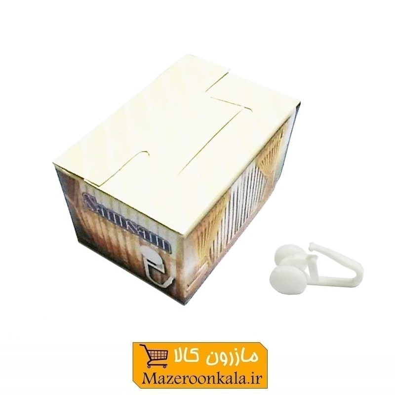 گیره پرده پلاستیکی صمصام Samsam بسته ۱۰۰ عددی HGP-004