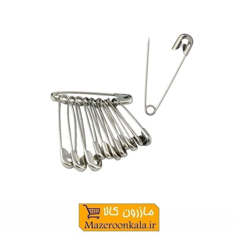 سنجاق قفلی سایز ۳ بسته ۱۲ عددی HSJ-002