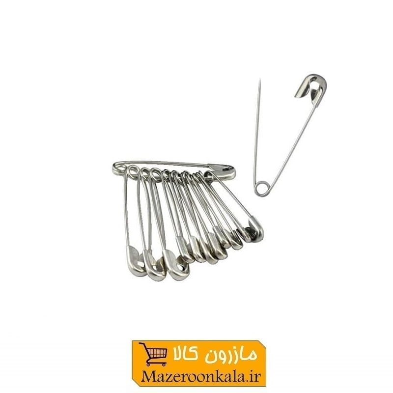 سنجاق قفلی سایز ۲ بسته ۱۲ عددی HSJ-001