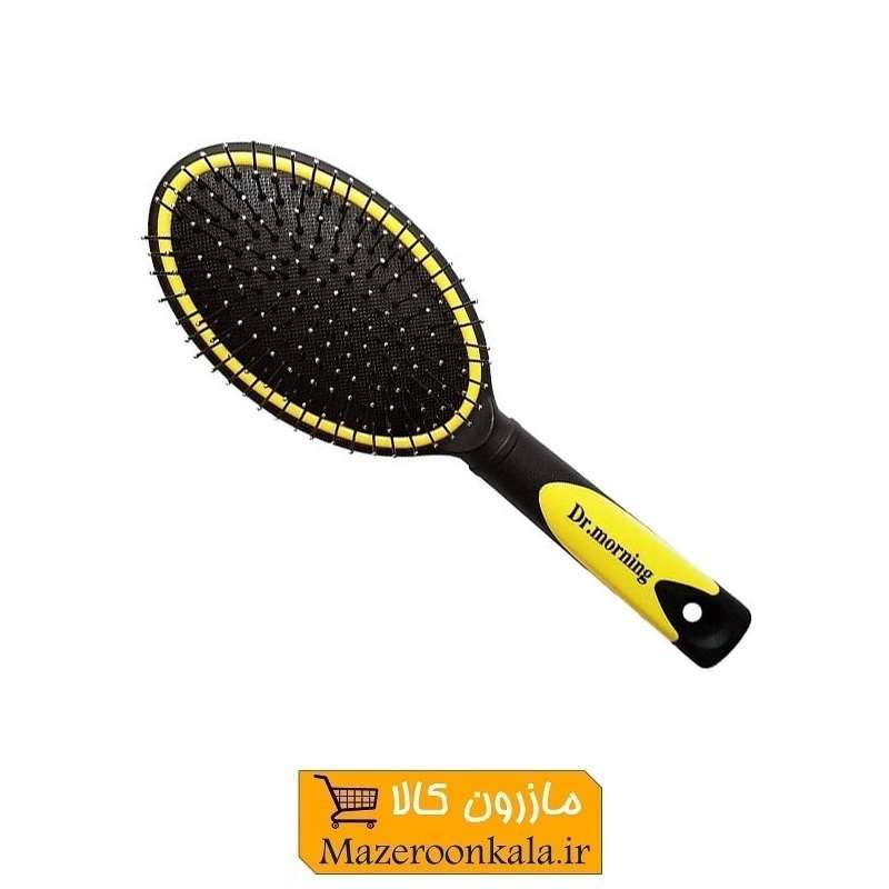 برس مو Dr Morning دکتر مورنینگ مدل بدنه مشکی سوزن فلزی ZBS-019