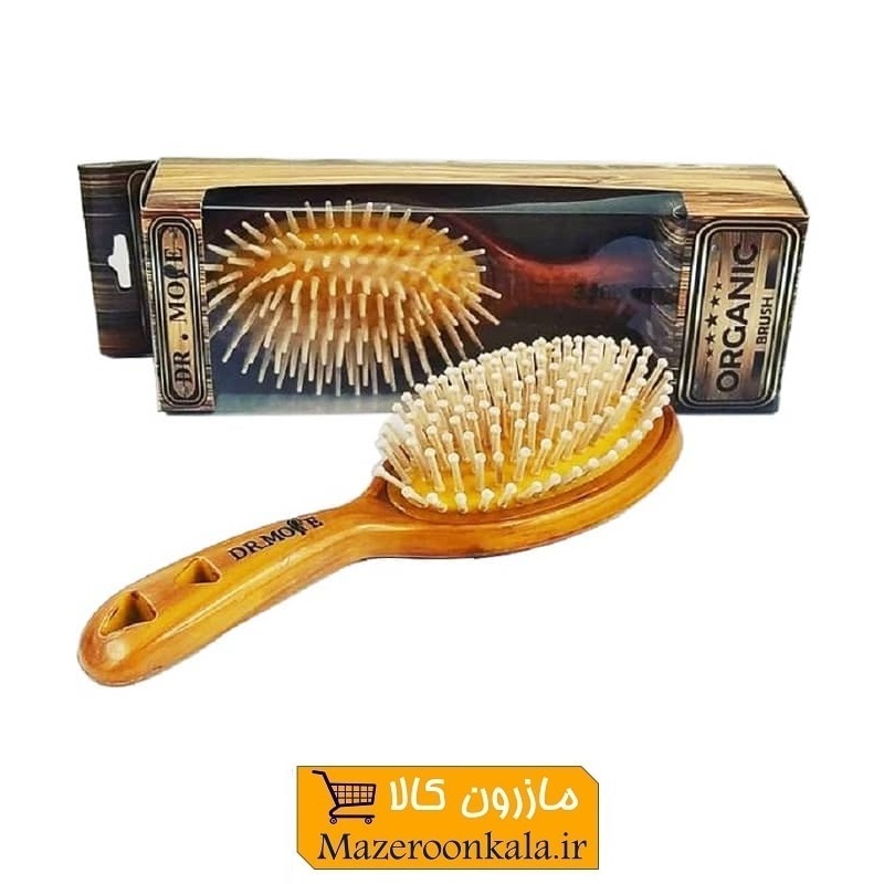 برس مو چوبی Dr More دکتر مور سایز بزرگ  ZBS-018