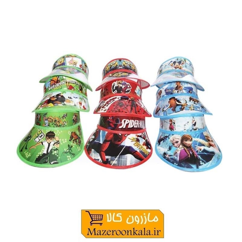 کلاه آفتابگیر صورت کودک و نوجوان کارتونی HKL-001