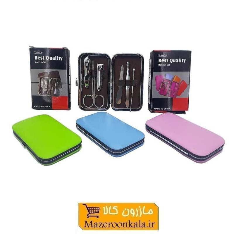 ست ناخن گیر و مانیکور ۶ تکه جعبه رنگی ZMC-001