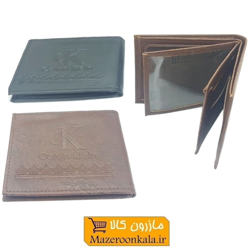 کیف پول مردانه Calvin Klein کلوین کلاین با ۲ برگ جا مدارک و عابر بانک HKF-048