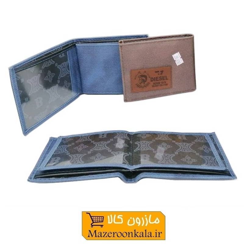 کیف پول مردانه دو برگ طرح لی Diesel دیزل HKF-023