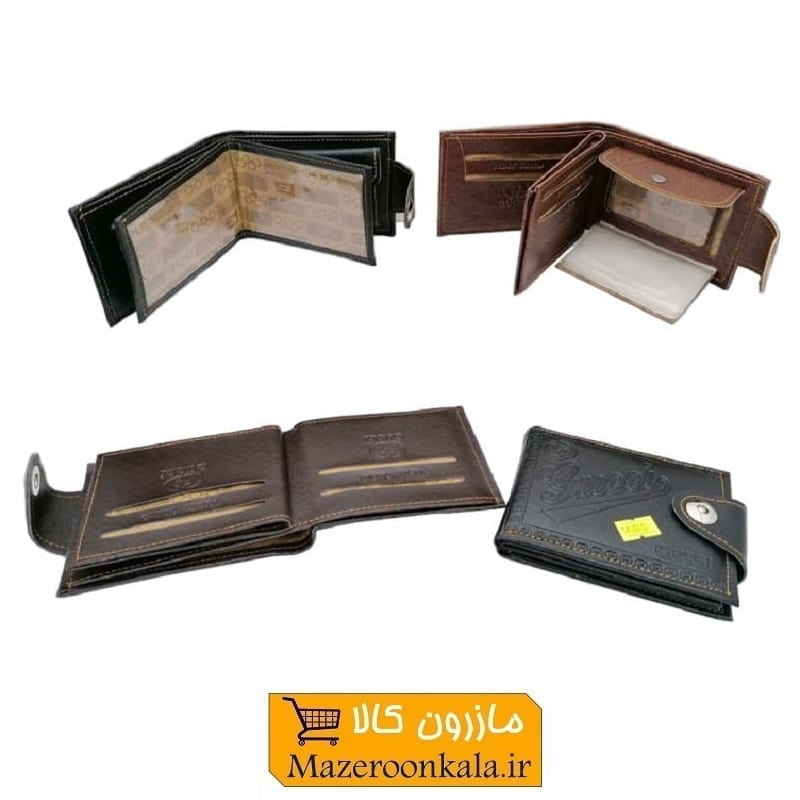 کیف پول مردانه دو برگ مگنتی طرح Armani آرمانی HKF-020