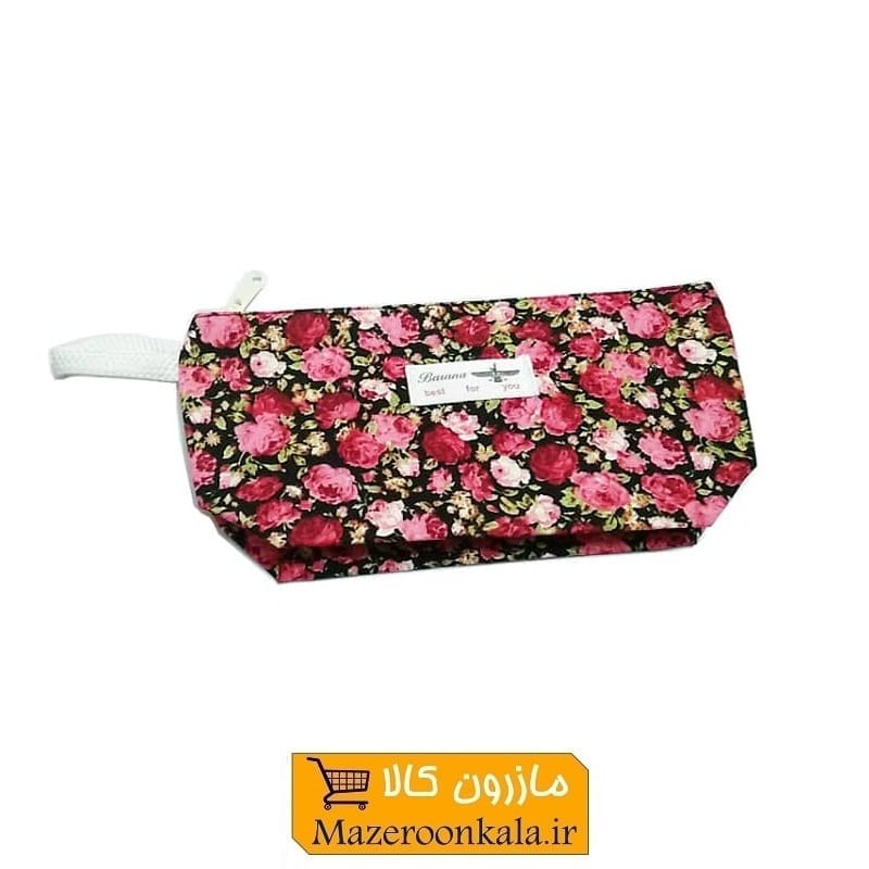 کیف آرایشی زنانه پارچه ای قایقی بارانا ۲۶ سانت HKF-025