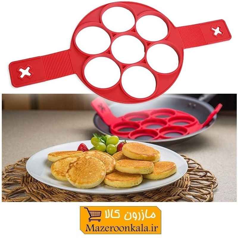 قالب پنکیک Pancake سیلیکونی و مواد غذایی Flippin جعبه دار HGG-006