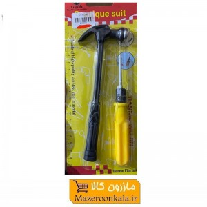 ست ابزار ۲ تکه چکش و پیچ گوشتی SOO-084