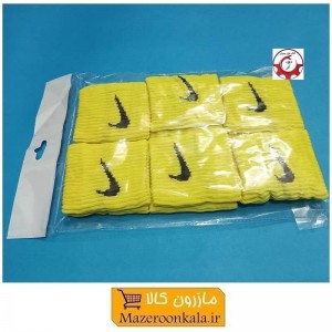 مچ بند کشی برند Nike نایکی یا نایک زمینه زرد طرح کبریتی VMB-034