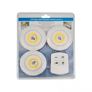 چراغ فشاری 3 لامپ LED خودرو، سفر و منزل ECG-019