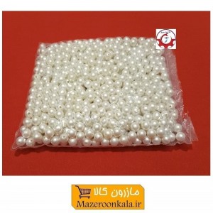 مروارید پلاستیکی سایز 10 رنگ شیری فروش وزنی و کیلویی HPL-510