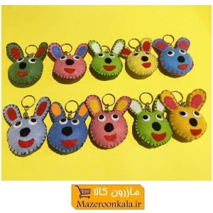 جاکلیدی و آویز نمدی خرگوش جوایز مدرسه و هدیه دانش آموزی و دبستان HFK-001