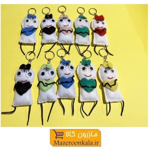 جاکلیدی و آویز نمدی دختر و قلب جوایز مدرسه و هدیه دانش آموزی و دبستان HFK-002