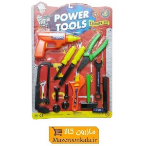 ست ابزار اسباب بازی مکانیکی کودکان ۱۳ عددی سایز بزرگ TAB-003
