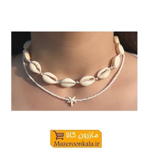 گردنبند منجوق طرح ستاره دخترانه و زنانه SOO-114