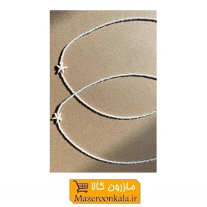 گردنبند منجوق طرح ستاره دخترانه و زنانه SOO-114