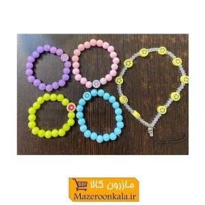 دستبند  مرواریدی رنگی کودک SOO-116