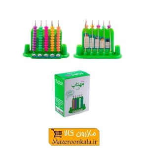 چرتکه آموزشی خمیده 5 رقمی یا 5 میل مهتاب SOO-122