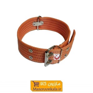 قلاده گردنی سگ برزنتی بزرگ و پهن عرض 5 سانت رنگ نارنجی HPS-009B