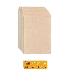 پاکت اداری مقوایی ساده سایز A5 رنگ نخودی 25 عددی OPK-024