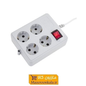رابط 4 خانه ارت دار پارت الکتریک مدل نیک PE317 مربع ESS-010