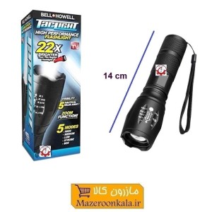 چراغ قوه پلیس مسافرتی Tac Light 22X تک لایت مشکی ECG-009