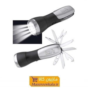 چراغ قوه با ابزار چند کاره کوهنوردی  و کمپینگ ECG-011
