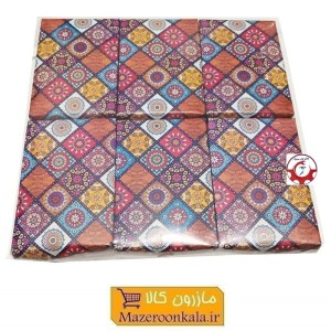 جعبه هدیه و کادو مقوایی طرح سنتی کاشی 2.5 * 7 * 10 سانت OPK-026