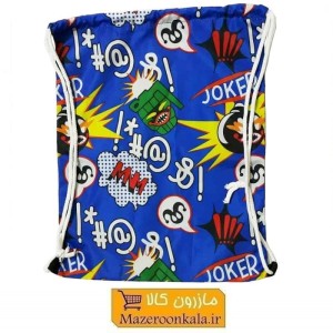 کوله پشتی ورزشی شوزبگ طرح دار مدل B پارچه پلاستیک ظریف VKF-005