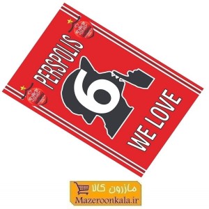 پرچم هواداری باشگاه فوتبال پرسپولیس طرح C چاپ سابلیمیشن VPP-003
