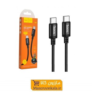 کابل شارژ Type-C دو سر تایپ سی هوکو Hoko مدل X83 یک متری SOO-156