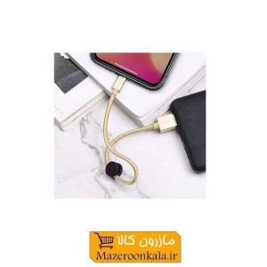 کابل شارژ یا کابل تبدیل USB به لایتنینگ هوکو مدل x35 طول25 سانتیمتر SOO-157