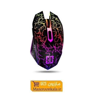 ماوس بی سیم گیمینگ مدل X-36، قابلیت اتصال با دانگل USB و بلوتوث، دارای 6 کلید، دقت 1600 DPI، دارای باتری داخلی قابل شارژ SOO-163