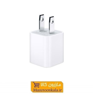 آداپتور یا کله شارژ دیواری اپل توان 5 وات دو پین اصلی جعبه دار SOO-169