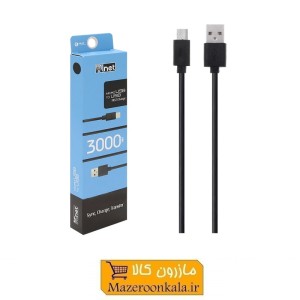 کابل شارژ و انتقال داده Knet کی نت USB به Micro USB طول 3 متر با قابلیت شارژ سریع  S00-181