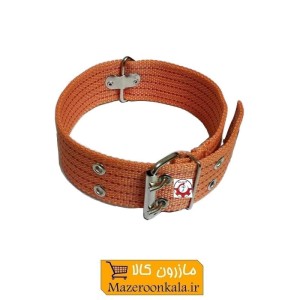 قلاده گردنی سگ برزنتی بزرگ و پهن عرض 5 سانت رنگ نارنجی HPS-009B