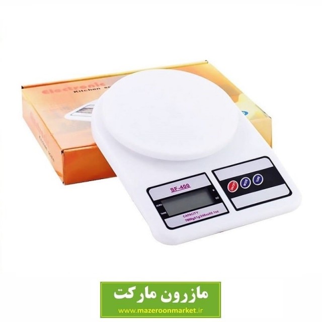 ترازو آشپزخانه مدل SF400 جعبه زرد ساخت چین اصلی + ضمانت بدون قید و شرط