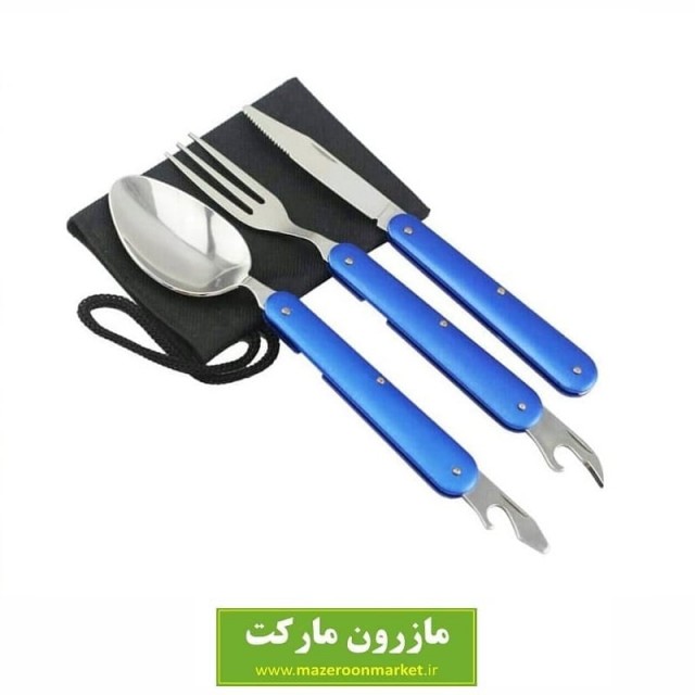 ست قاشق، چنگال و چاقو تاشو سفری و کوهنوردی