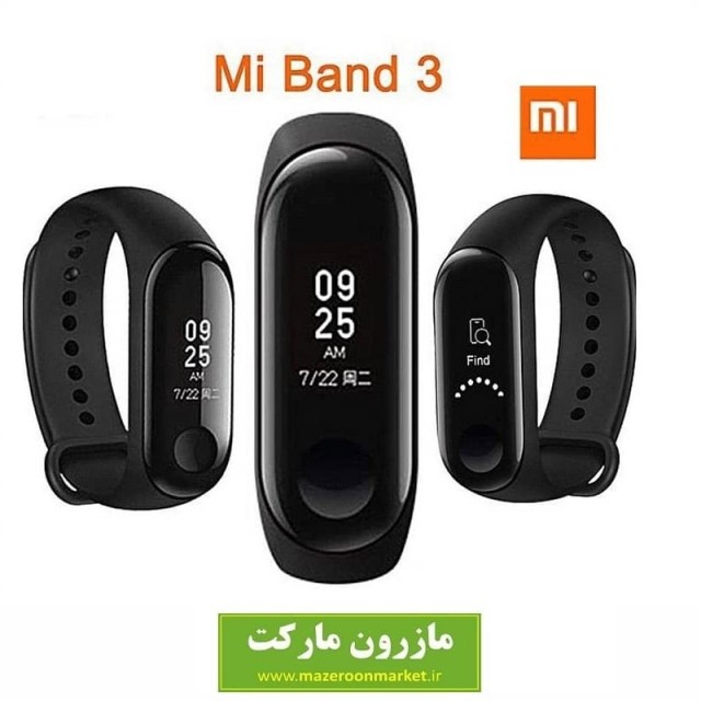 مچ بند هوشمند شیائومی مدل Mi band 3 new package 2019