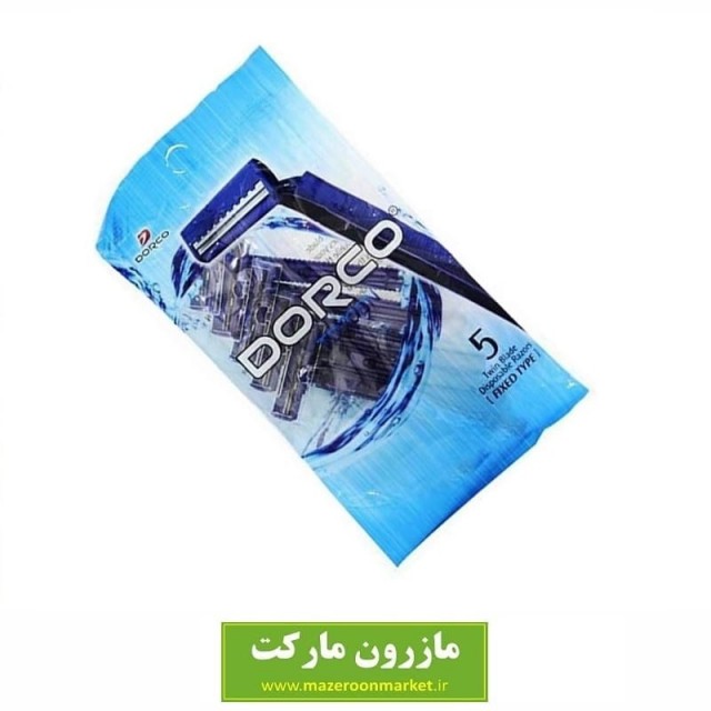 خود تراش مردانه Dorco دورکو مدل TD 708N دو تیغ بسته ۵ عددی HKT-004