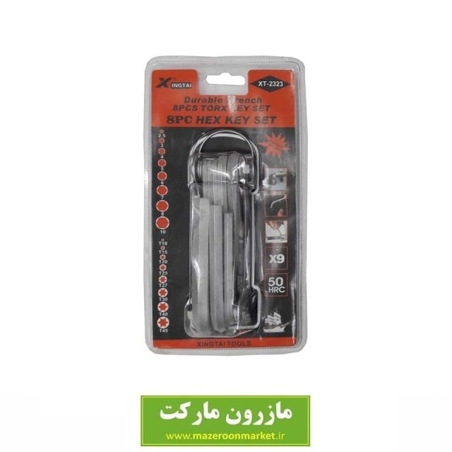 آچار آلن چاقویی XT-2323 کد: AAL-005