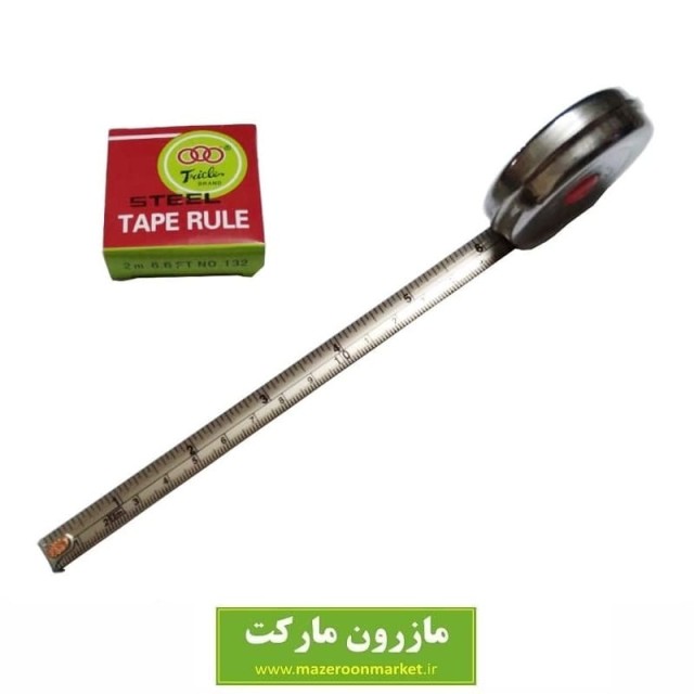 متر دستی ۲ متری بدنه و نوار فلزی AMT-060